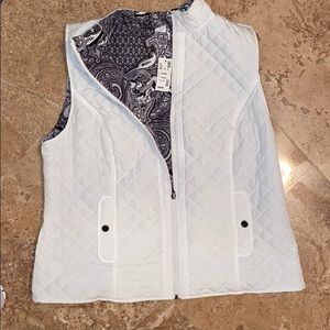 Avenue quilted reversible puffer vest